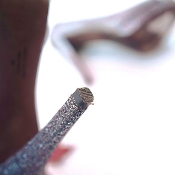 Vera Wang Shimmering Silver Heels - Picture 7 of 13